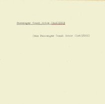 Section 6 - Passenger Motor Notes [309 / 303]